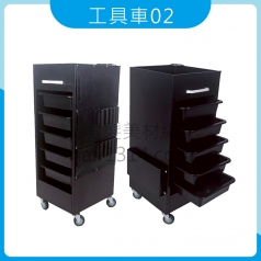 【台車】染髮工具車02 附側邊工具皮套(不適用貨到付款)